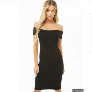 NWOT Snap Little Black Velvet Dress